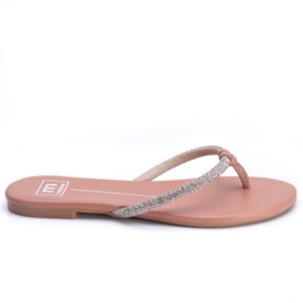 Tamanco Dedo Feminino Moleca Tira com Brilho 5557.103