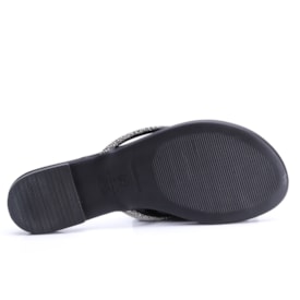 Tamanco Dedo Feminino Moleca Tira com Brilho 5557.103