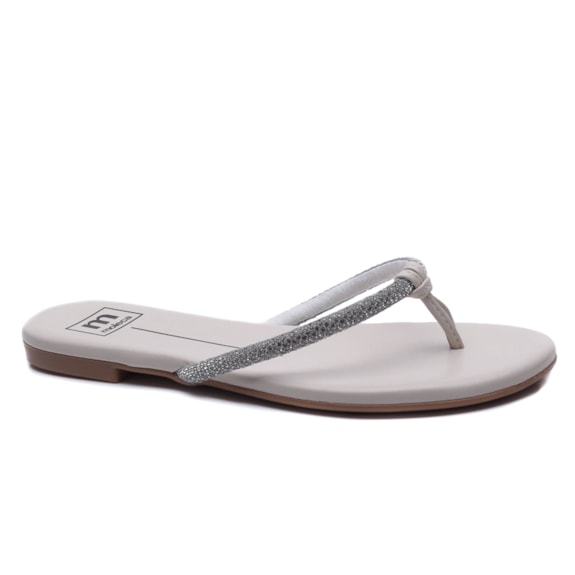 Tamanco Dedo Feminino Moleca Tira com Brilho 5557.103