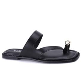 Tamanco Feminino Beira Rio Rasteiro com Detalhe no Dedo 8506.209