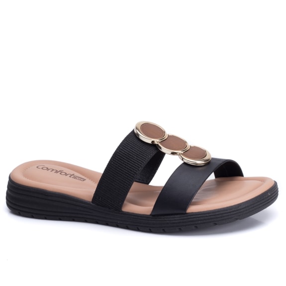 Tamanco Feminino Comfortflex Rasteiro 25-551401