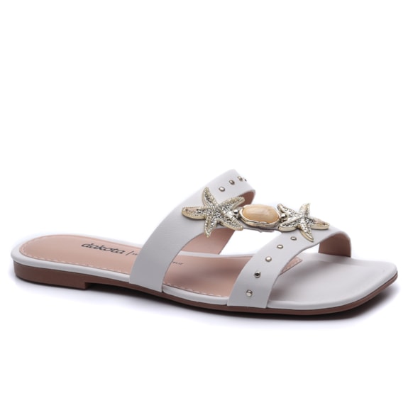 Tamanco Feminino Dakota Rasteiro com Estrelas Y9615