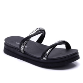 Tamanco Feminino Mississipi Flatform Strass MB 301 