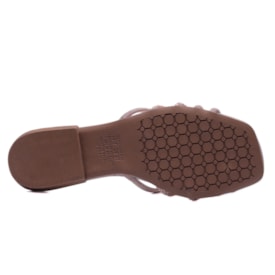 Tamanco Feminino Mississipi Rasteiro Tiras com Brilhos MF 841