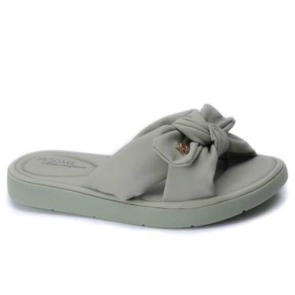 Tamanco Feminino Modare Rasteira Ultra Soft Slide com Laço 7208.101 N