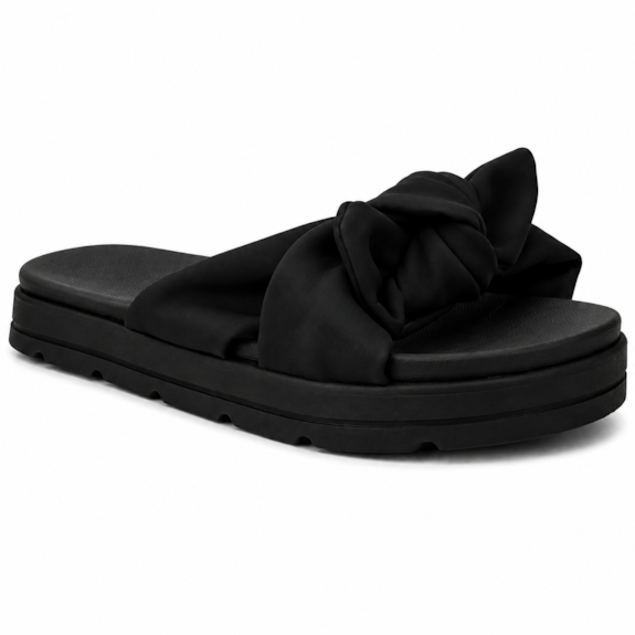 Tamanco Feminino Moleca Laço Nobuck Soft 5490.232