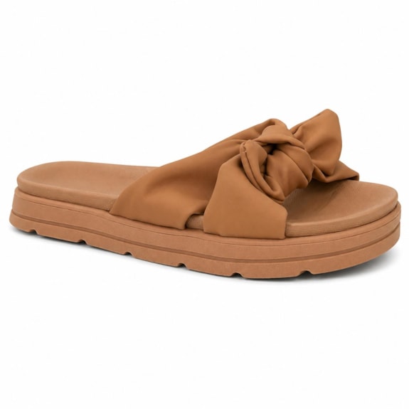 Tamanco Feminino Moleca Laço Nobuck Soft 5490.232