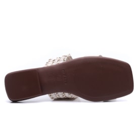 Tamanco Feminino Moleca Rasteira Duas Tiras 5462.146