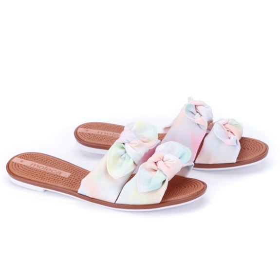 Tamanco Feminino Moleca Tie Day - MULTI COLOR