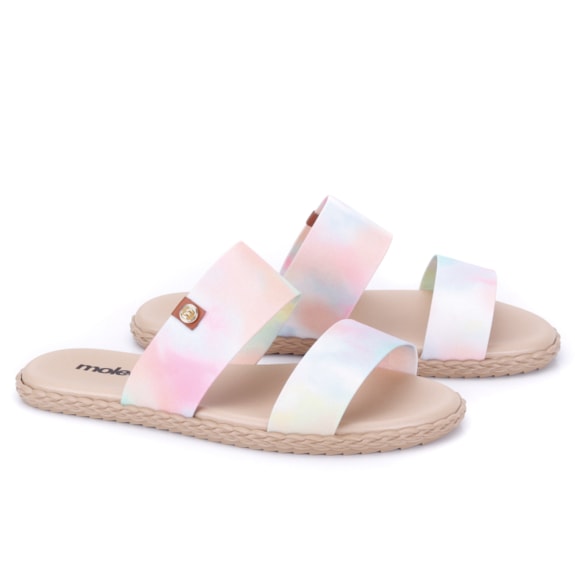 Tamanco Feminino Moleca Tie Day - MULTI COLOR