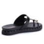 Tamanco Feminino Via Marte Birken com Detalhe no Dedo 169-022 Preto