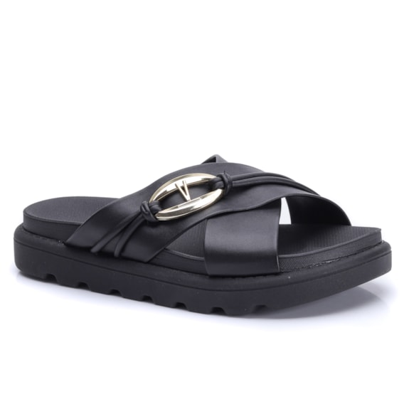 Tamanco Feminino Vizzano Flat com Metal 6510.111