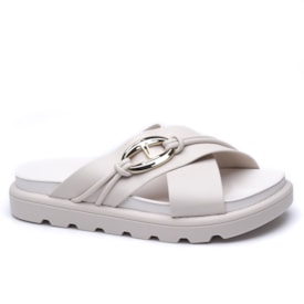 Tamanco Feminino Vizzano Flat com Metal 6510.111