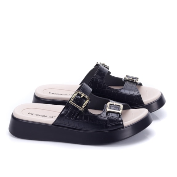 Tamanco Piccadilly Feminino - PRETO