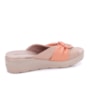 Tamanco Piccadilly Feminino SPA - NUDE/LARANJA