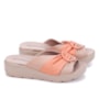 Tamanco Piccadilly Feminino SPA - NUDE/LARANJA