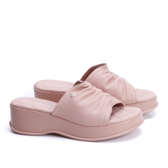 Tamanco Piccadilly Feminino Strech - ROSE