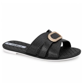 Tamanco Slide Feminino Moleca com Detalhe de Metal 5297.687