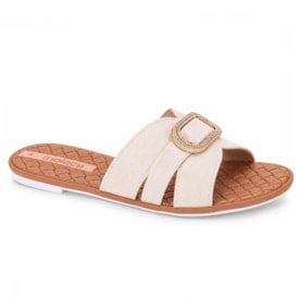 Tamanco Slide Feminino Moleca com Detalhe de Metal 5297.687