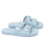 Tamanco Slide Moleca Feminino Birken Lona - LIGHT TURQUESA