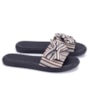 Tamanco Slide Moleca Feminino Colorido - MULTI CAMEL/PRETO