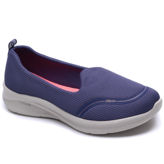Tênis Actvitta Slip On 4853.100 Cobalto Rosa