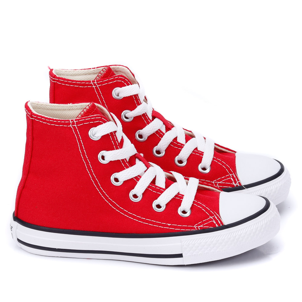 Tenis all store star infantil vermelho