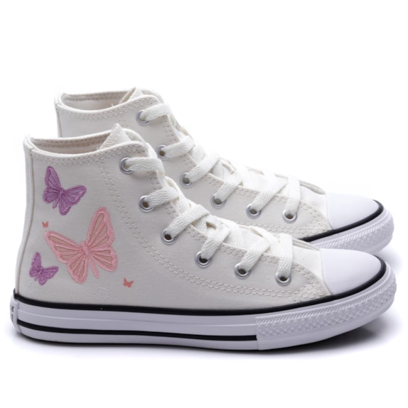 Tênis All Star Infantil Core Hi Cano Alto Feminino Converse