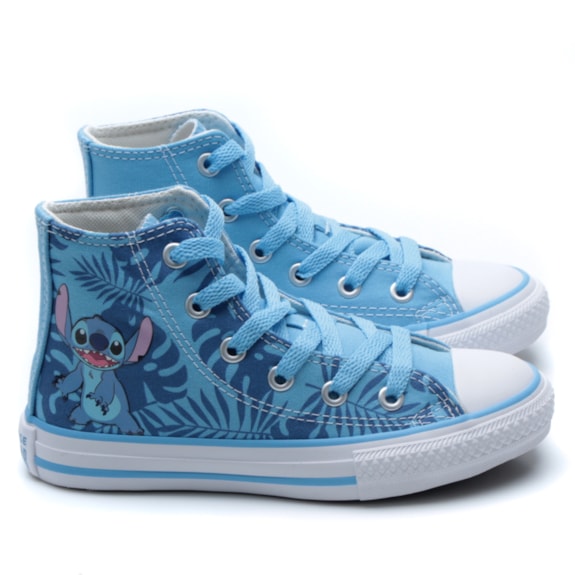 Tênis All Star Infantil Core Hi Cano Alto Stitch Converse