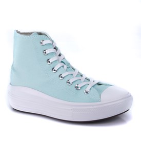 Tênis All Star Plataforma Cano Alto Feminino Move Seasonal Hi Converse