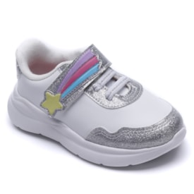 Tênis Baby c/ Velcro e Glitter Molekinha 2738.104