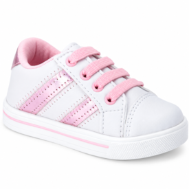 Tênis Baby Feminino Listras Linda Ju 202667
