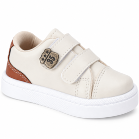 Tênis Baby Masculino Velcro Linda Ju 102652