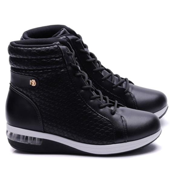 Tênis Botinha Cano Alto Anabela Feminino Modare Andaraki