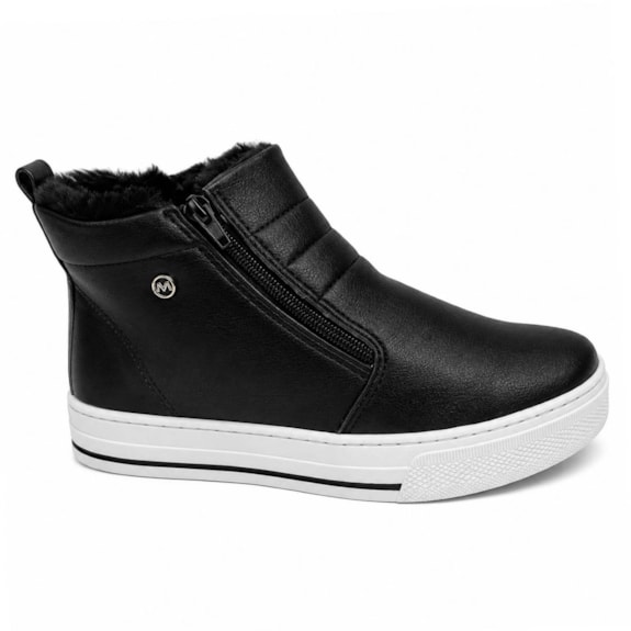Tênis Cano Baixo Peluciada Feminino Via Marte 030-001