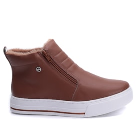 Tênis Cano Baixo Peluciada Feminino Via Marte 030-001