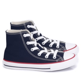 Tênis Cano Médio Converse All Star Masculino - PRETO/VERMELHO