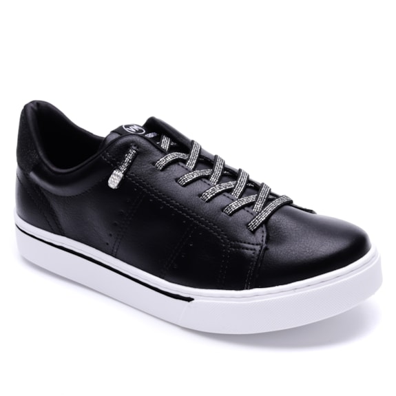 Tênis Casual Feminino Via Marte com Glitter 016-002