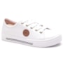 Tênis Casual Sardenha Moleca Feminino - BRANCO