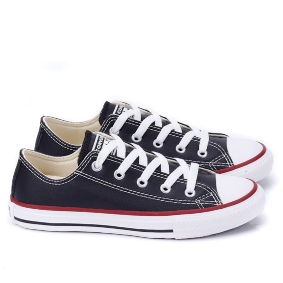 Tênis Converse All Star Infantil Masculino - PRETO/VERMELHO