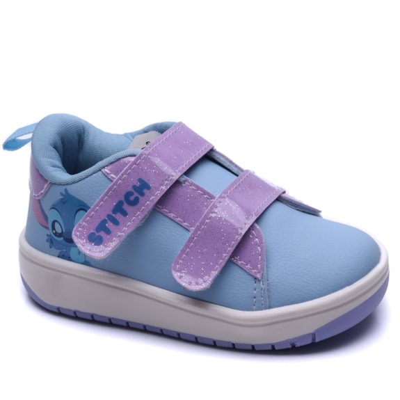 Tênis Feminino Baby Stitch com Velcro DST07DY