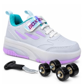 Tênis Feminino Box 200 de Rodinha com LED BK 2503 F