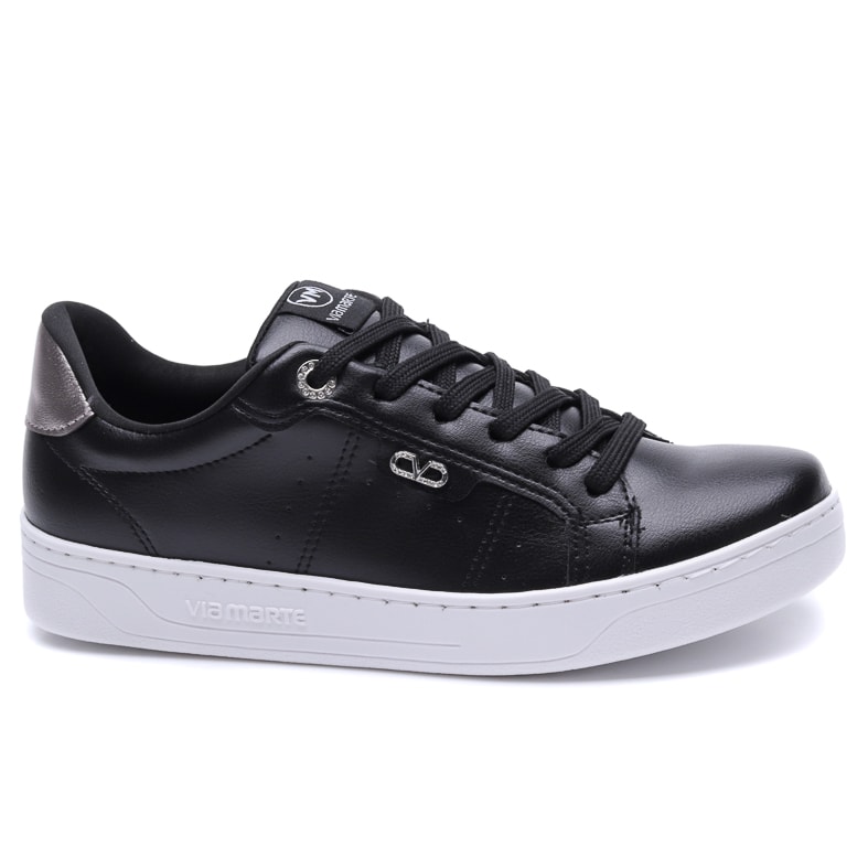 Tênis Feminino Casual Napa Nature da Moleca 5605.475 Preto - Andaraki