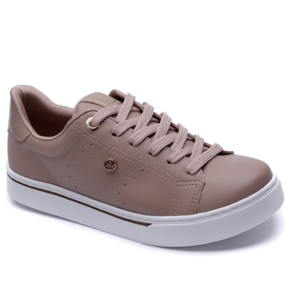 Tênis Feminino Casual Napa Via Marte 016-020 Quinoa