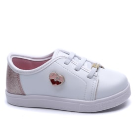Tênis Feminino Infantil Molekinha Baby Coração 2118.588