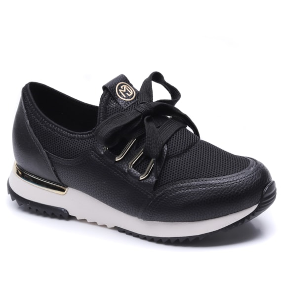 Tênis Feminino Modare Casual Ultraconforto Laço 7405.101 Preto