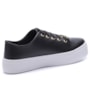 Tênis Feminino Moleca Casual Napa com Pingente 56558.544 Preto