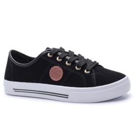 Tênis Feminino Moleca Casual Nobuck 5667.702 N Preto