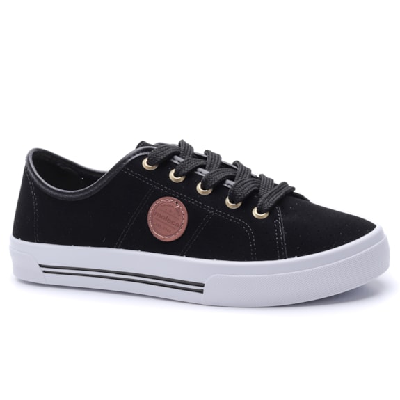 Tênis Feminino Moleca Casual Nobuck 5667.702 N Preto