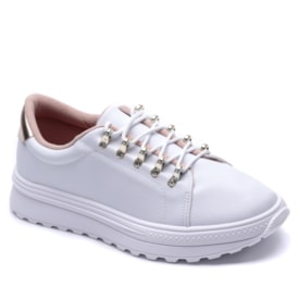 Tênis Feminino Moleca Jogging Strass 5809. 101